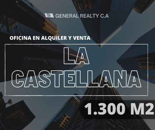Oficina En Alquiler 1.300 M2 La Castellana