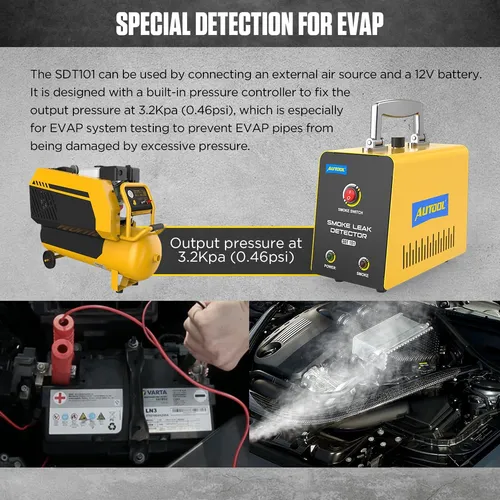 Autool Detector De Fugas De Maquina De Humo Automotriz, Prob