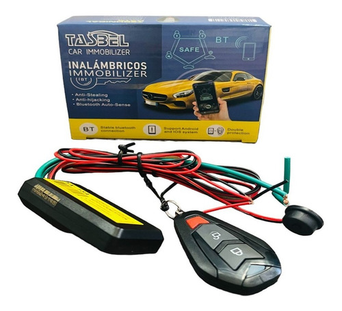 Inmovilizador Bluetooth Auto Moto Antirrobo Antiportonazo