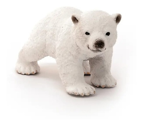 Figura Cachorro De Oso Polar Schleich Alto 4 * Ancho 6.6 Cm