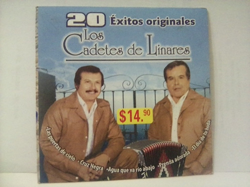 Los Cadetes De Linares 20 Éxitos Originales Cd Baron Apodaca