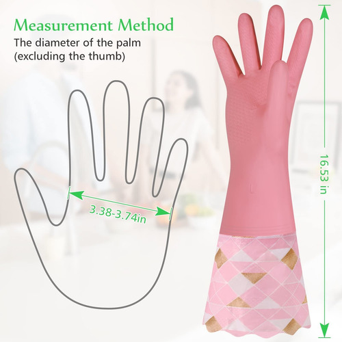 Guantes De Limpieza For El Hogar, 3 Pares De Guantes
