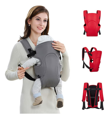 Canguru Apoio Pra Bebe Recem Nascido Seguro Bolsa Ergonômico Cor Azul