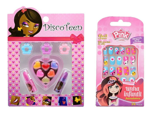 Imagem 9 de 10 de Kit Infantil C/ Maquiagem Mochila + Batom Esmalte Top Bz134