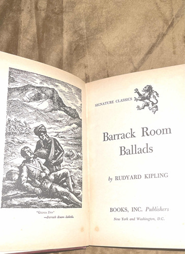 Rudyard Kipling Barrak Room Ballads 1era Edición 1892 Inglés
