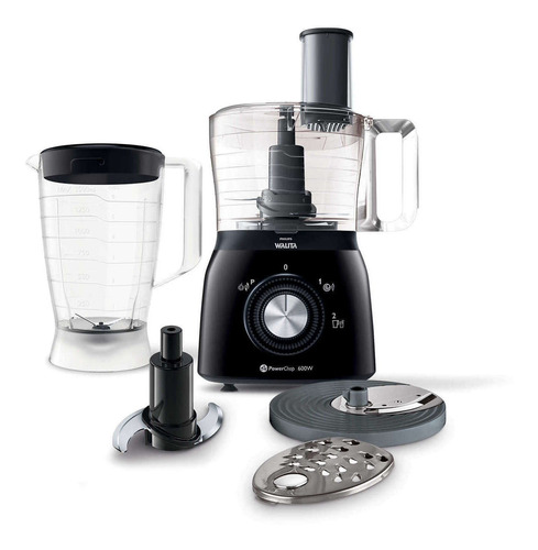 Imagen 3 de 3 de Multiprocesadora Philips Viva Collection HR7630 600W negra 220V