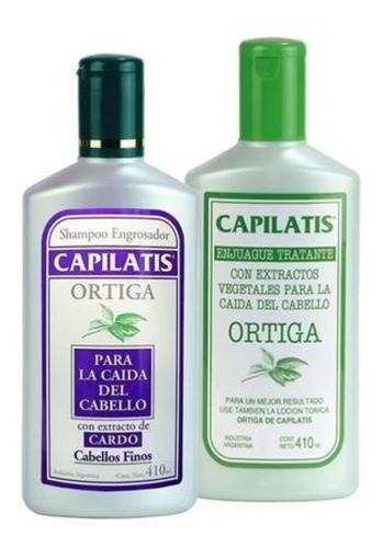 Shampoo Capilatis Ortiga Cabellos Finos 410ml+aco. 410ml