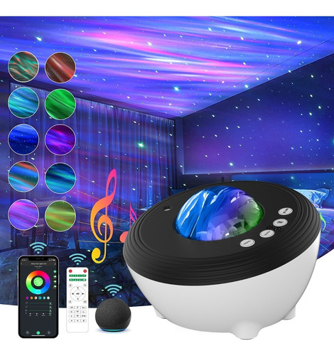 Imagen 8 de 8 de Proyector Galaxia Bluetooth Y Wifi Compatible Alexa Y Google