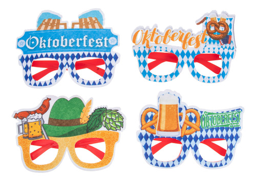 Decoración Infantil Del Oktoberfest, 4 Pares