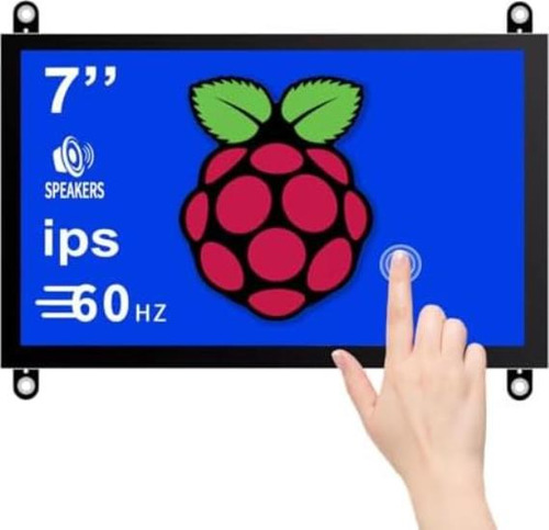 Hmtech Monitor De Pantalla Táctil Raspberry Pi De 7 Pulgadas