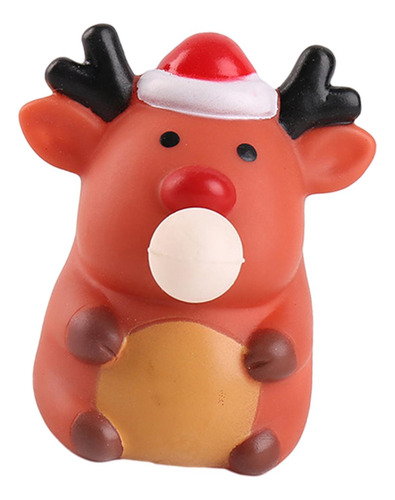 4 Navidad Escupir Burbuja Relajante Juguete Sensorial Alce