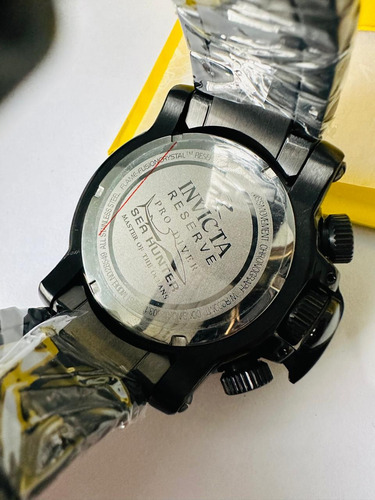 Reloj Invicta Seahunter X Negro/azul Fullset Men Negro Negro Azul Acero (Usado)