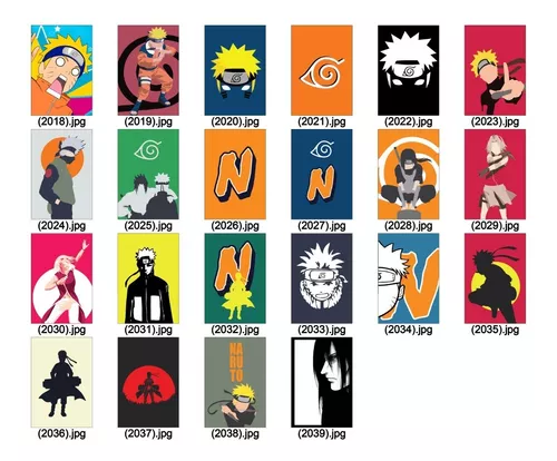 Placa Decorativa Desenhos Animados Naruto pdad-32