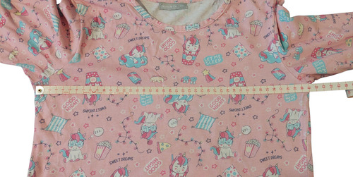 Pijama Niña Mangas Largas Talle Xxl (11-12 Años) Mimo (Usado)