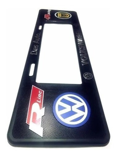 Portaplaca Europeo Vw R Line Jetta Tiguan Golf Acc M 