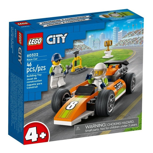 Lego City Auto De Carreras Deportivo 46 Piezas