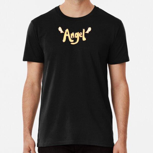 Remera Alas De Ángel (amarillo) Algodon Premium