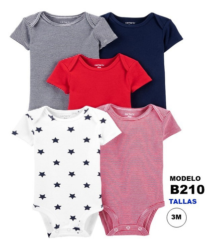 Ropa De Bebes Bodys/set De  5 Pzas 100% Original