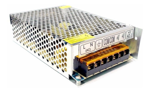 Fonte Eletrônica Chaveada 12v 10a Grande Comeia 110/220