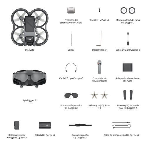 Imagen 5 de 5 de Drone Dji Avata Pro-view Combo