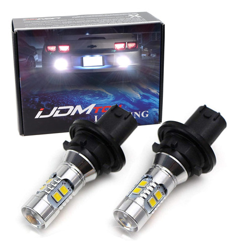 Ijdmtoy 2 Bombilla Led Respaldo Xenon Blanco Can-bus 12184