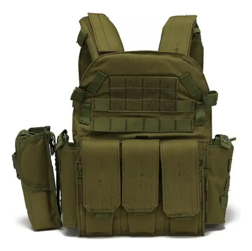 Chaleco Táctico 6094 De Nylon Molle Webbed Gear Body Armor H