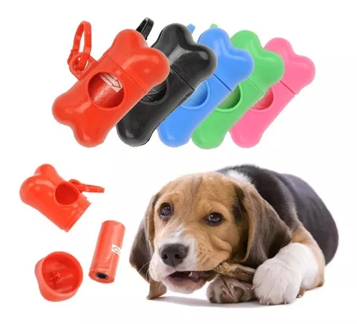 Porta Bolsas Sanitarias + 30 Bolsitas Perros Mascotas