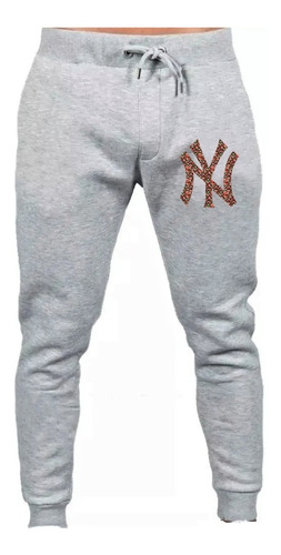 Calça Moletom Skinny Unissex Casual Academia New York City