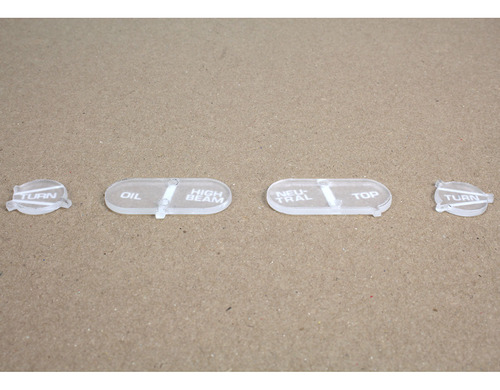 Visor Acrílico Identificador Painel Honda Cbx 750 F 86 A 90