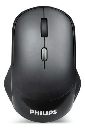 Mouse Wireless Philips M423 2.4ghz Preto Sensor Óptico Com 4 Botões