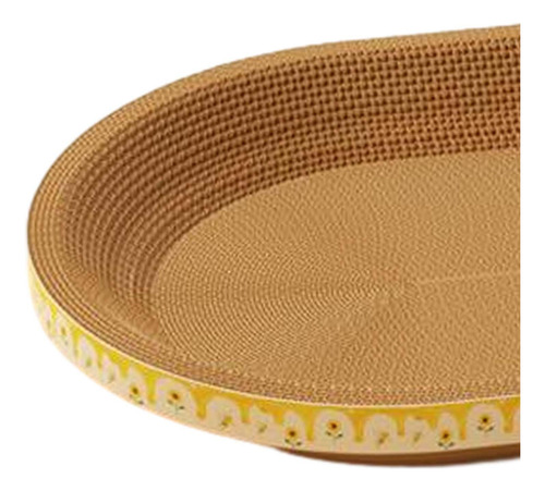 Almohadilla Rascadora Ovalada Para Gatos, 45cmx31cmx10cm