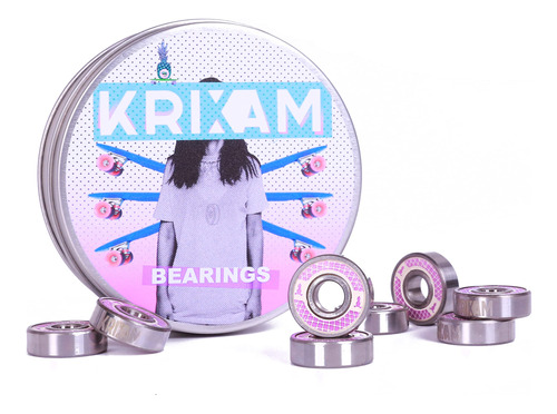 Krixam Pa - Rodamientos De Patineta Premium Para Longboards.