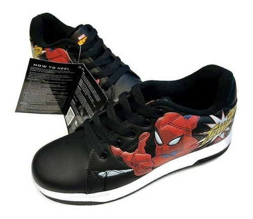 Zapatillas Marvel Spiderman, Original Con Ruedas