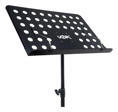 Kit Com 10 Estantes Para Partitura Ajustável Voik Ms-714 Cor Preto