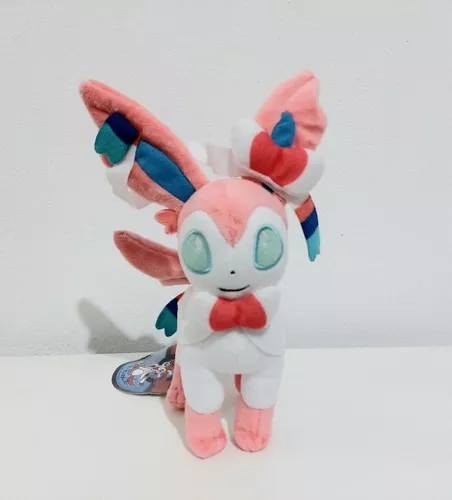 pelucia pokemon sylveon shiny eevee evolução feito á mão aprox 30