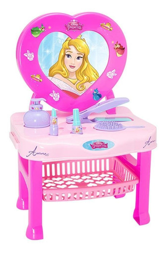 Imagem 1 de 5 de Penteadeira Infantil C/ Acessórios Disney Princesa Aurora