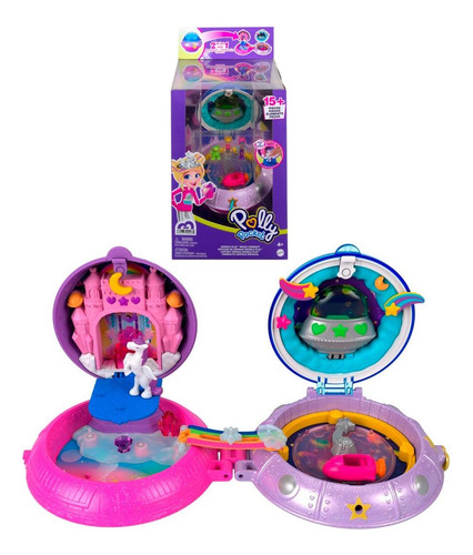 Polly Pocket Compactos Con Doble Area De Juego - Estuche