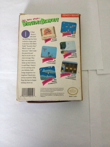 Imagen 7 de 10 de Juego De Bugs Bunny Para Nintendo Nes
