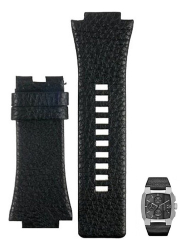 Pulseira Para Relógio Diesel Dz4275 Compatível Sem Fivela Cor Preto Largura Da Pulseira 31 Mm
