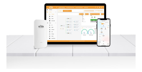 Enlace Cpe (par) 2.4ghz 300mbps 1km Wi-tek Cpe110-kit