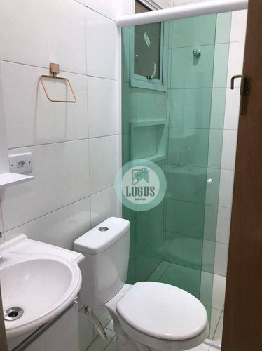 Imagem 6 de 12 de Apartamento Com 2 Dormitórios Para Alugar, 53 M² Por R$ 1.500/mês - Vila Guiomar - Santo André/sp - Ap2020