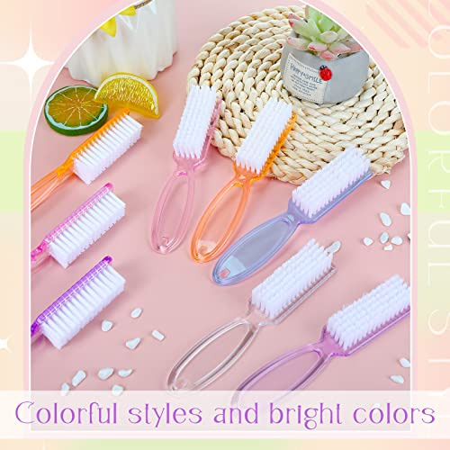 Patelai 30 Cepillos De Uñas Para Limpieza De Uñas, Mango D