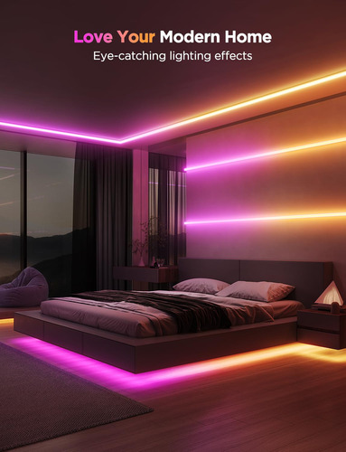 Tiras De Luces Led Govee Rgbic De 3 M Con Fundas Que Funcion