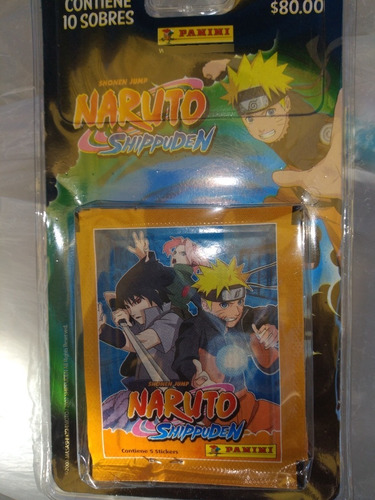 50 Sobres Estampas Panini Naruto Shippuden 