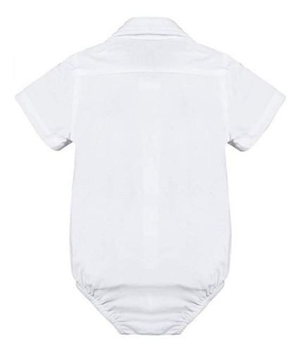 Imagen 2 de 4 de Body Camisa Manga Corta De Vestir Bebes Niños 0 A 24 Meses