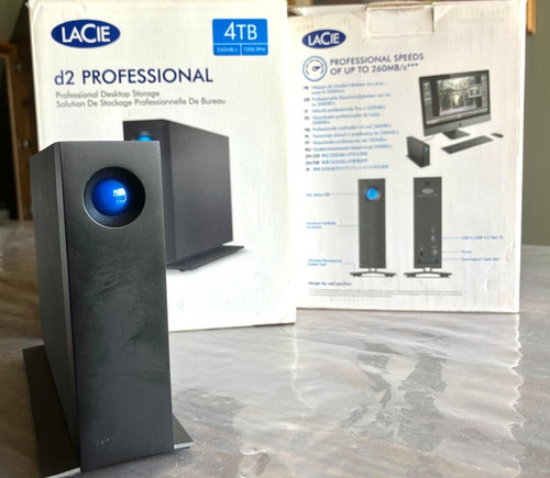 Disco Duro Externo Lacie D2 Professional 8tb Negro Negro (Usado)