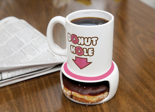 Imagen 3 de 6 de Taza Guarda Dona Donut Hole Bigmouth Inc 473 Ml