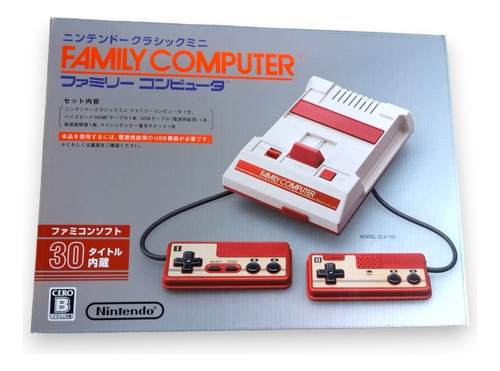 Nintendo Family Computer Classic Mini Standard Blanco Y Rojo