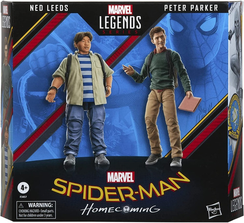 Marvel Legends Spiderman Home Coming Peter Parker  Ned Leeds