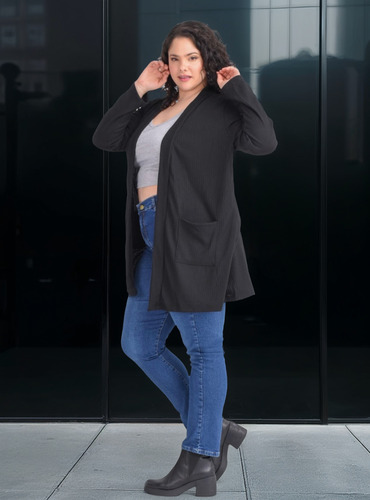 Saco Cardigan Lanilla Morley Brush Talles Grandes Especiales